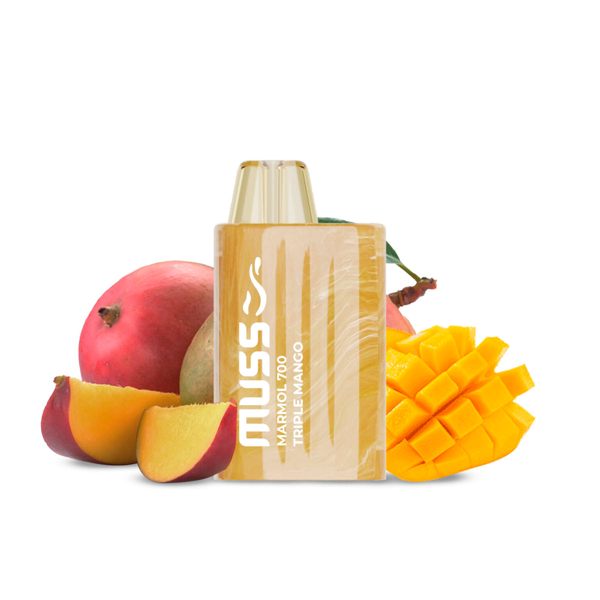Disposable Vape with Nicotine Muss Marmol 700 Triple Mango flavor