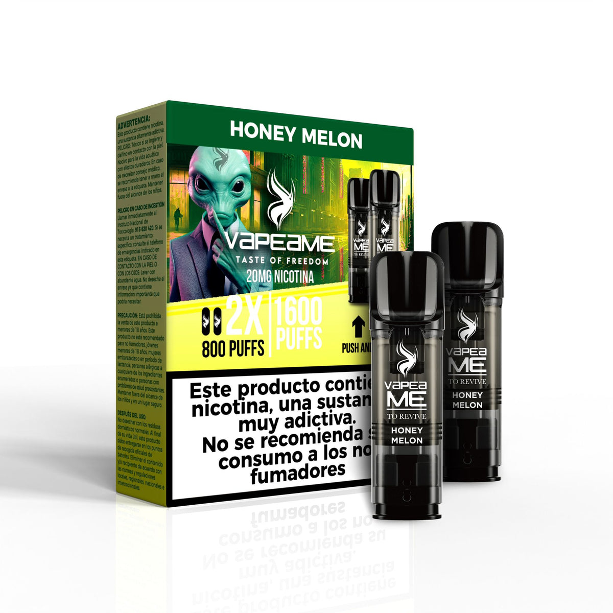 Confezione da 10 scatole di capsule Vapeame Melone Miele