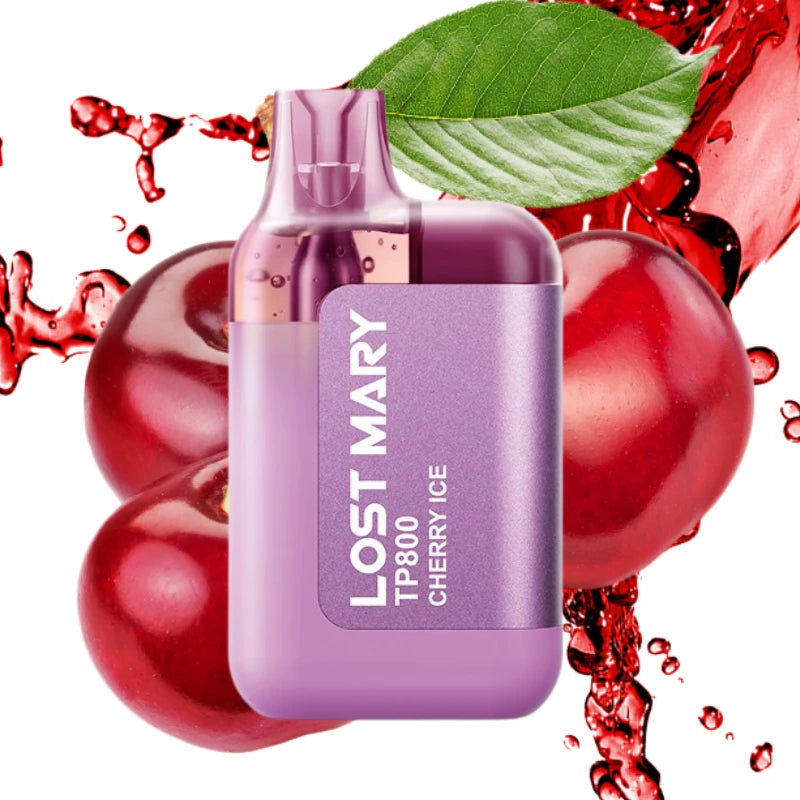 Vapeurs jetables Lost Mary TP800 Glace Cerise