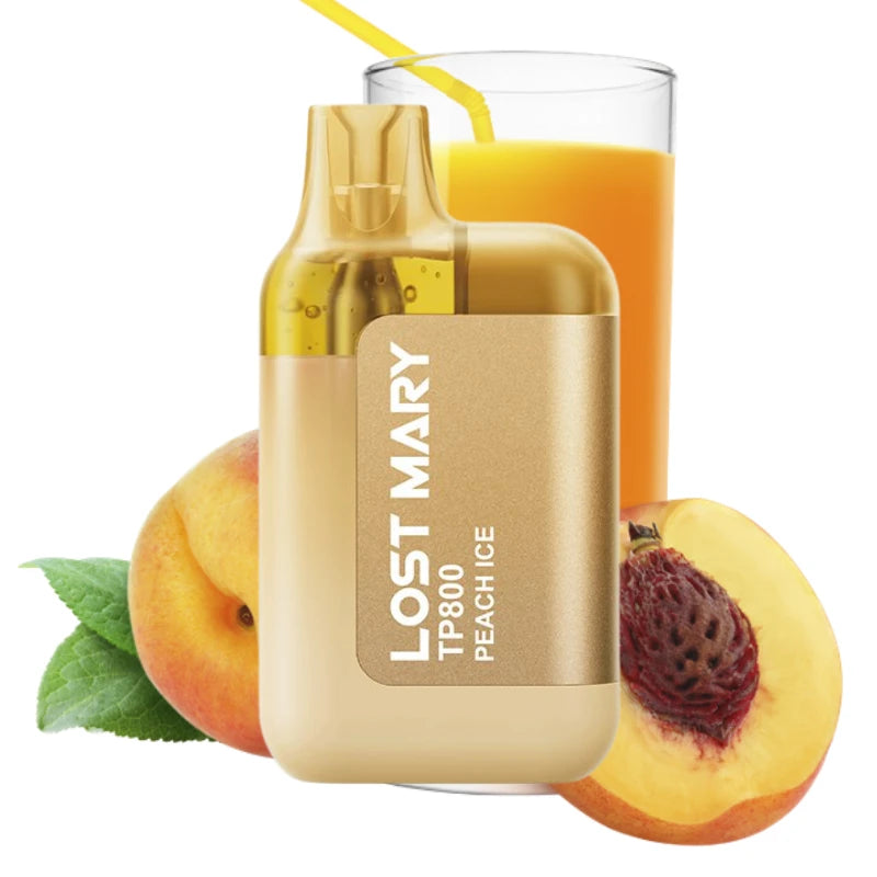 Vapeurs jetables Lost Mary TP800 Glace À La Pêche
