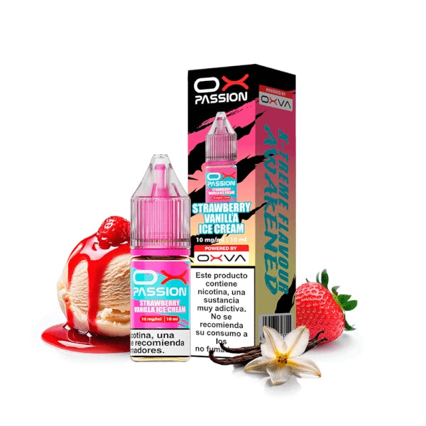 Oxva Ox Passion Salt Strawberry Vanilla Ice Cream 10ml