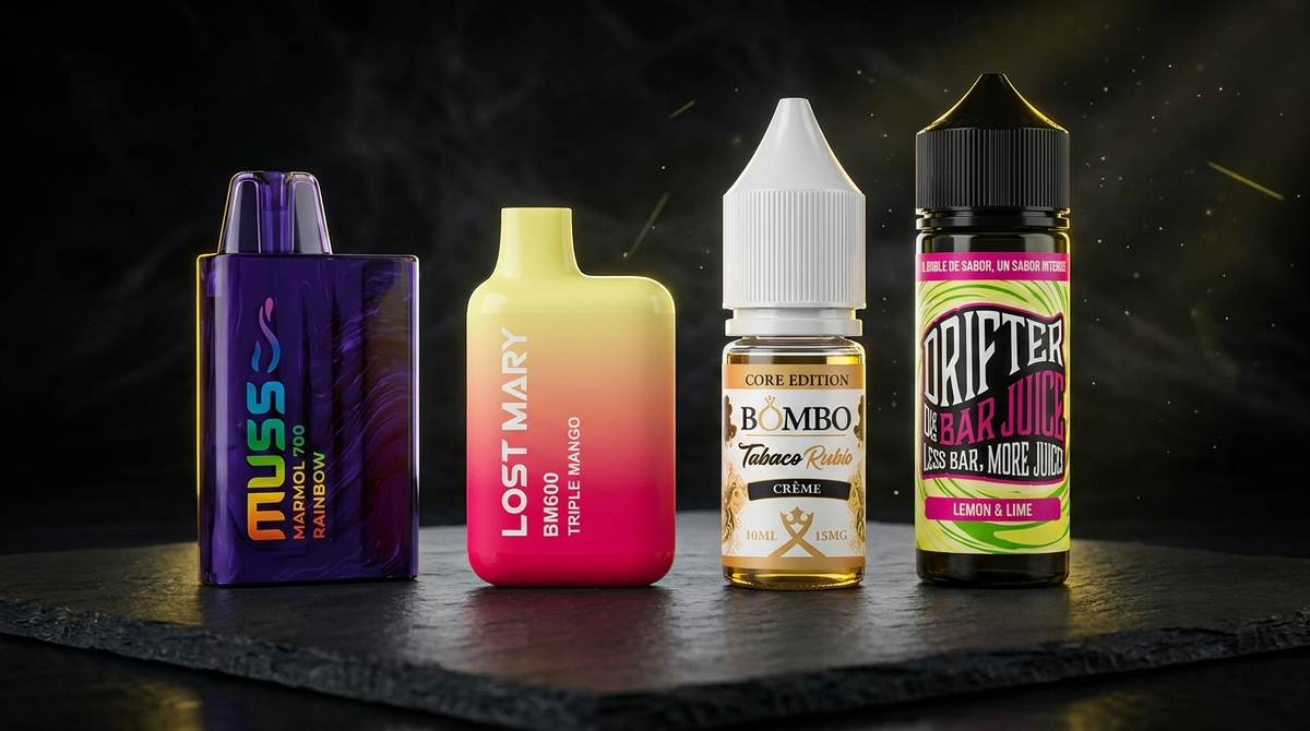 Mejores sabores de vaper: frutales, ice, dulces y tabaquiles