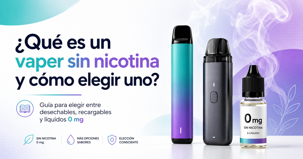 Que es un vaper sin nicotina