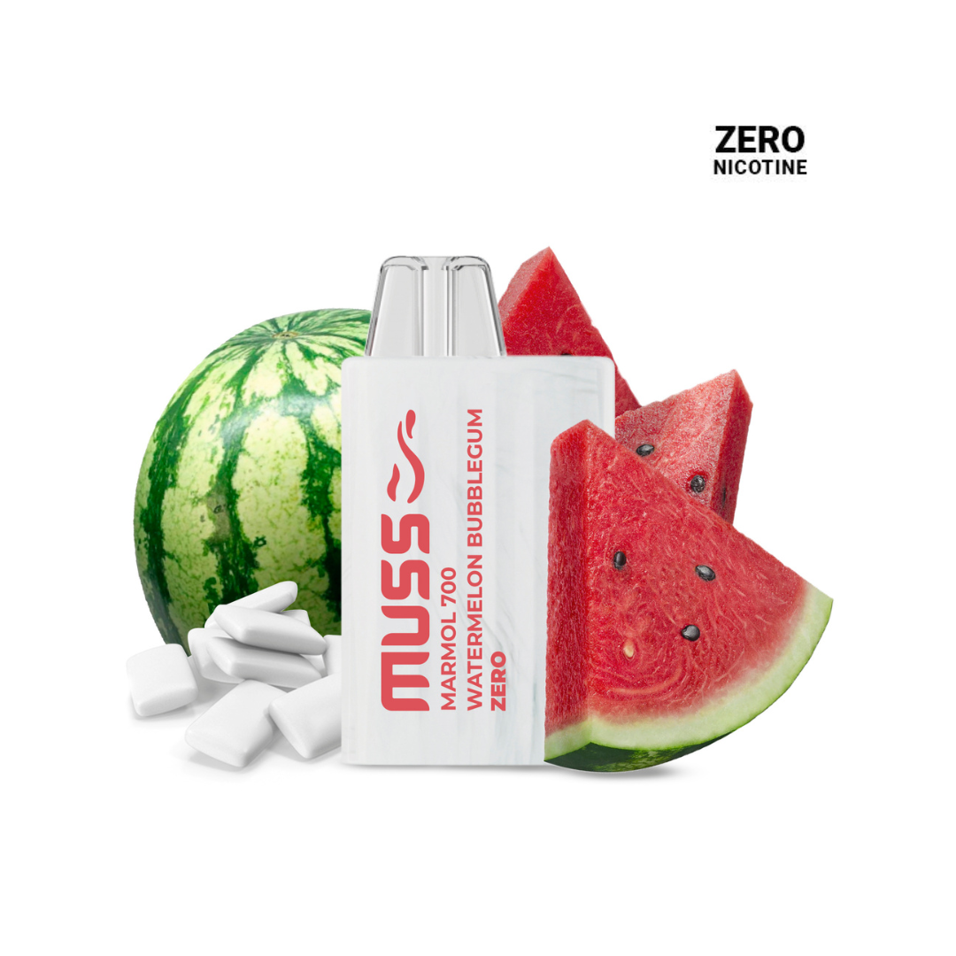 Vapeur jetable Muss Marmol ZERO Pastèque Bubblegum