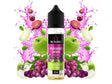 Flacone aroma Wailani Juice di Bombo da 15 ml Apple and Grape (formato longfill 15/60 ml), dal design tropicale e colorato, che rappresenta un sapore fruttato di mela e uva.