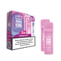 Aroma King Smart Guava alla fragola capsula da 20 mg 1400 spruzzi (2x700) confezione da 2 dispositivi rosa.
