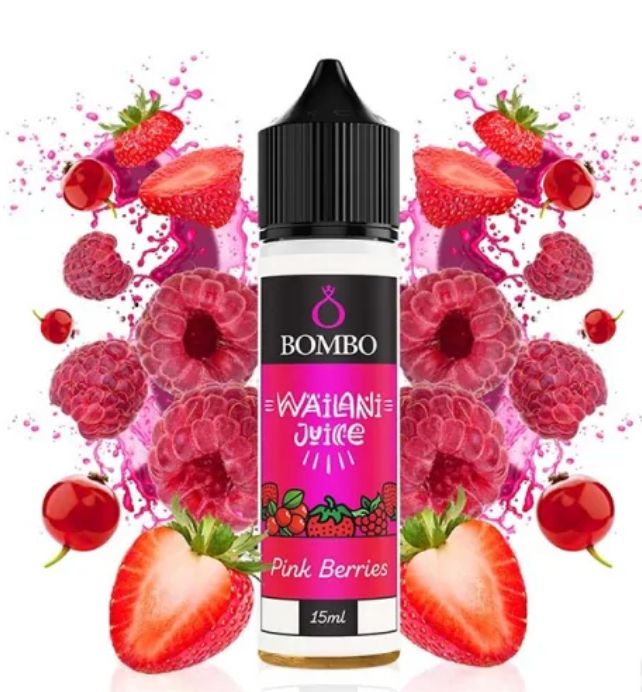 Pink Berries Aroma 15ml/60ml Longfill Wailani Juice by Bombo with mixed berries