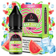 bouteille d'e-liquide Bombo Bar Juice Watermelon Max Ice 10 ml, au design rafraîchissant qui évoque la pastèque sucrée avec un effet froid intense.