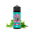 Aroma Drifter Hyper Menthol 10 ml en formato longfill, botella con etiqueta en tonos verdes junto a hojas de menta que representan su sabor.