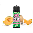 Aroma Drifter Hyper Triple Melon Ice 10 ml en formato longfill, botella con etiqueta verde junto a diferentes tipos de melón y hielo que representan su sabor.