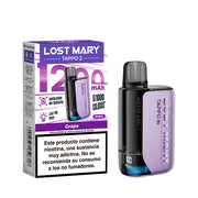 Lost Mary TAPPO 2 sabor Grape con batería recargable de 1200 mAh