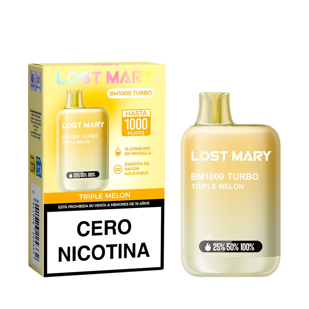 Svapatore Lost Mary BM1000 Triplo gusto Melone Senza Nicotina