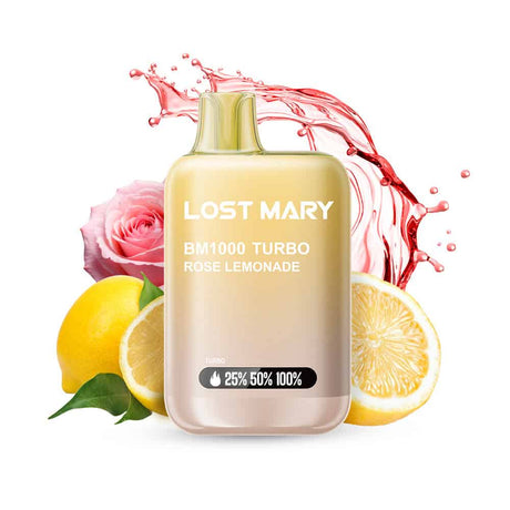 Sigaretta Elettronica Usa e Getta Lost Mary Bm1000 Gusto limonata alla rosa