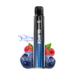 Vapeur Lost Mary Tappo Glayce Blue Sour Raspberry, appareil de type dosette au goût de framboise bleue avec une touche acidulée et sucrée, compatible avec les capsules Lost Mary Tappo, design compact au format stick avec embout intégré et présentation visuelle inspirée des fruits bleus qui représentent la saveur du produit.