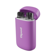 Estuche Flipod de color morado, para guardar y llevar los pods de tu vaper.
