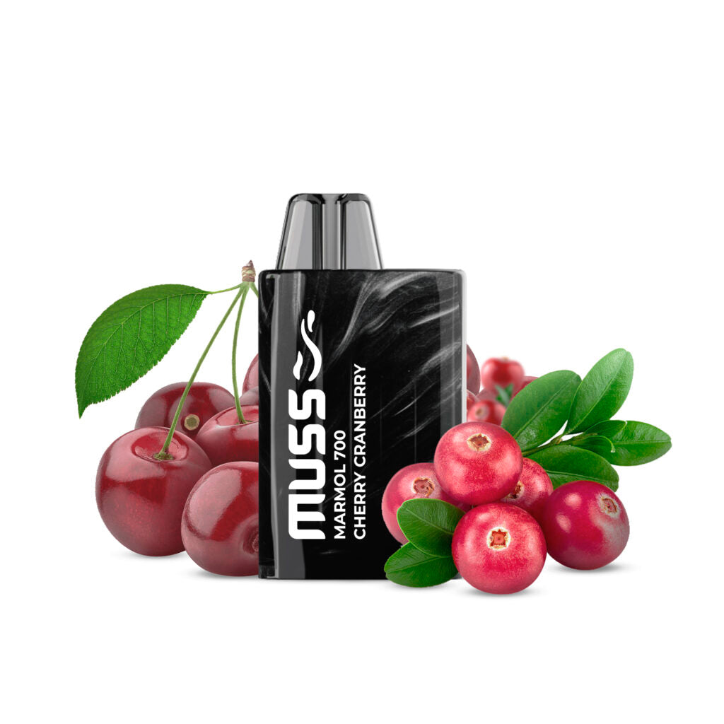 Vapeur jetable Muss Vape Cerise Canneberge