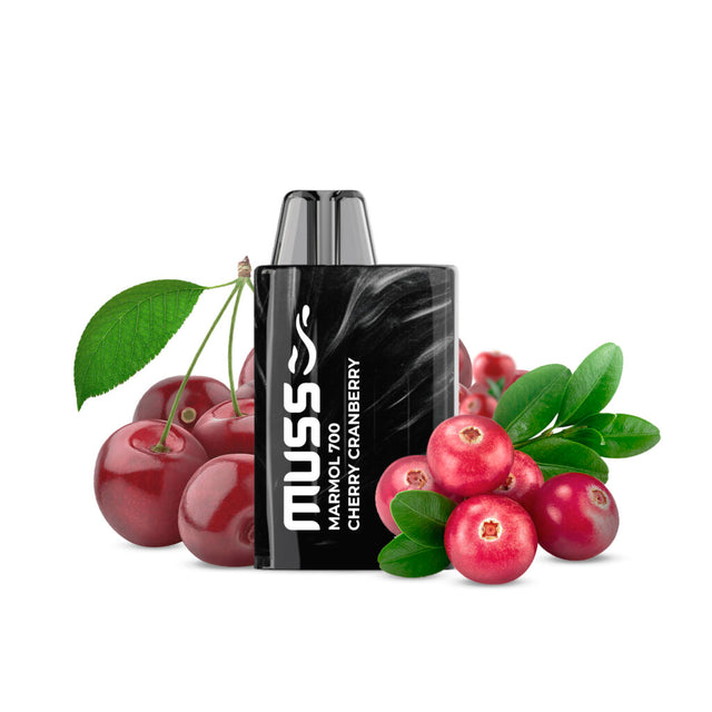 Vapeur jetable Muss Vape Cerise Canneberge