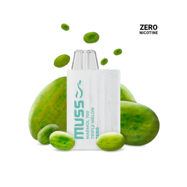 Vaper Desechable sin Nicotina Muss Marmol Triple Melon ZERO