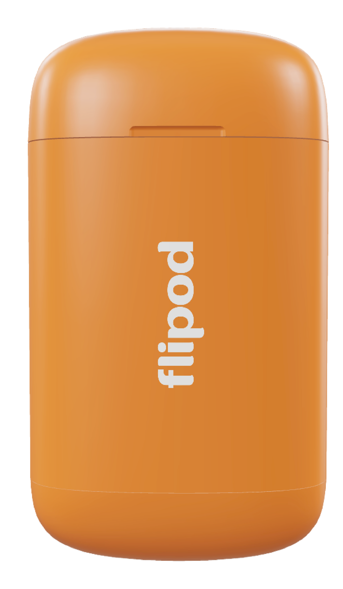 Estuche color naranja, para guardar los pods de vaper