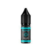 10 ml Nicokit Neovap e-liquid bottle, with black design and turquoise details, dropper-type safety cap and front label that indicates 50VG/50PG ratio and nicotine level.