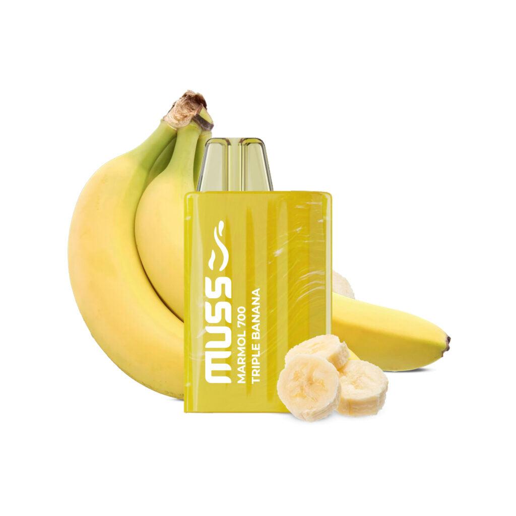 Vapeur jetable Muss Marmol 700 Triple Banane