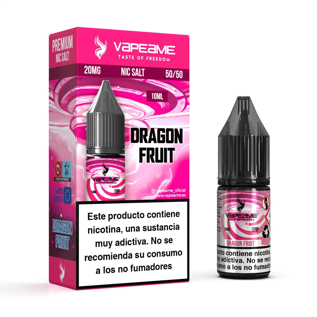 Vapeame Nic Salt Dragon Fruit 10ml 20mg sels de nicotine