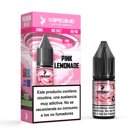 Vapeame Nic Salt Pink Lemonade 10ml 20mg nicotine salts
