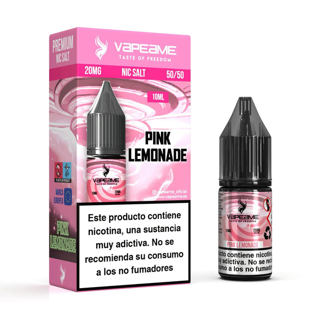 Vapeame Nic Salt Pink Lemonade 10ml 20mg nicotine salts