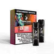 Vapeame Capsules To Revive Fraise Banane 20 mg 1600 bouffées (2x800) paquet de 2 dosettes.