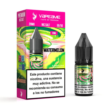 Vapeame Nic Salt Watermelon 10ml 20mg nicotine salts