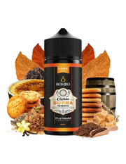Bombo brand bottle, longfill cookie flavor aroma for Vape. Supra reserve core edition bombo platinum 20ml