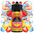 Scent Longfill Bombo Bar Juice Hyper Strawberry Banana flavor