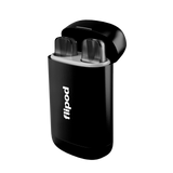 Estuche Flipod de color negro, para guardar y llevar los pods de tu vaper.
