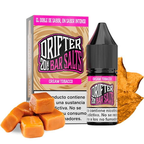 Nicotine Salts Drifter Bar Salts Cream Tobacco