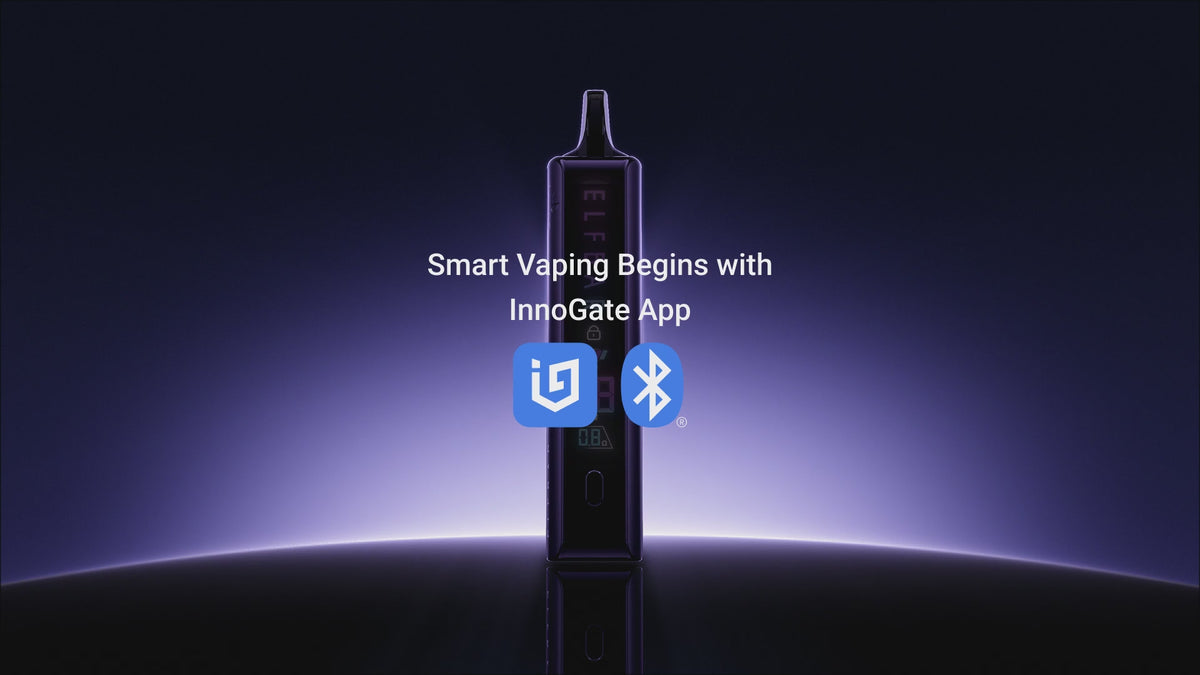 Descarga la app InnoGate para controlar el funcionamiento del vaper Elfa Master.